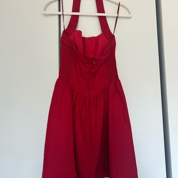 Reformation Red Mini Dress - Picture 2 of 3